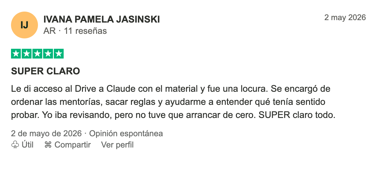 Opinión de Ivana Pamela Jasinski sobre Sistema Propio