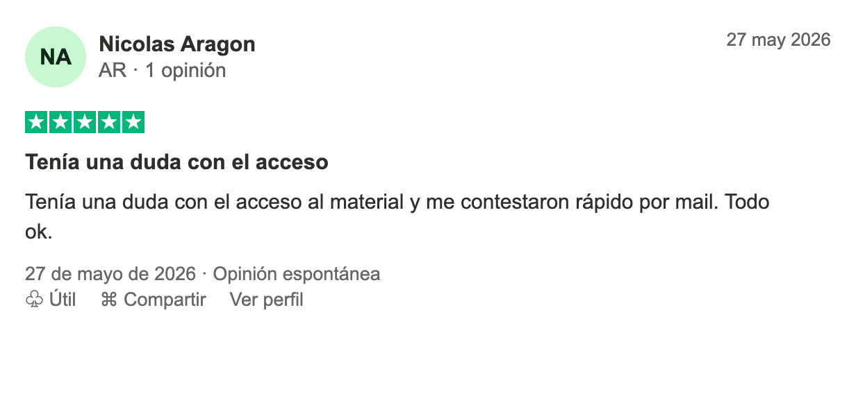 Opinión de Nicolas Aragon sobre Sistema Propio