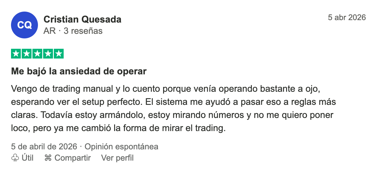 Opinión de Cristian Quesada sobre Sistema Propio